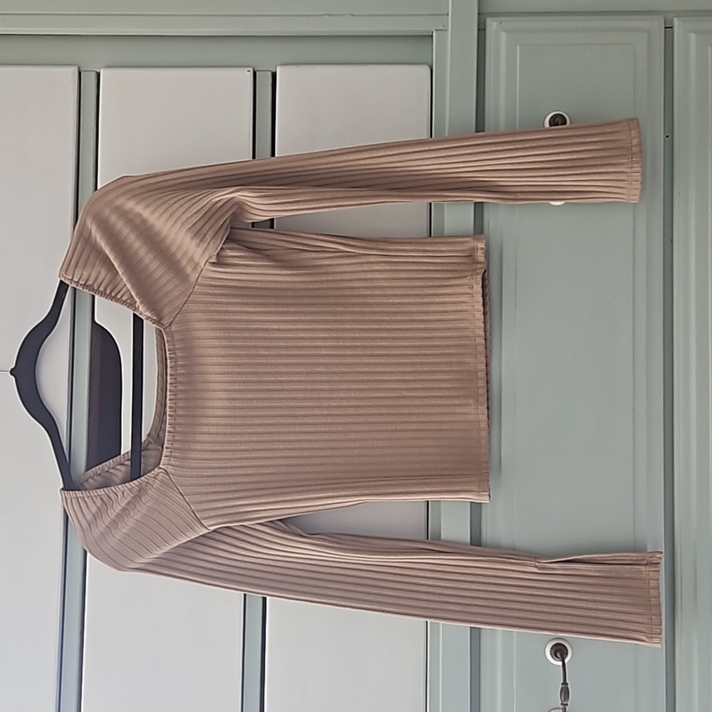 Madewell long sleeve ribbed top